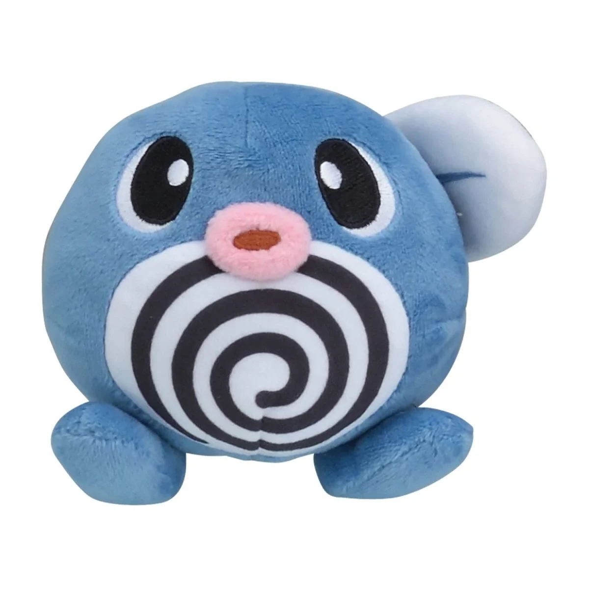 Pokemon Center: Sitting Cuties: Poliwag Plush # 60 -Generation 1 - 6 In