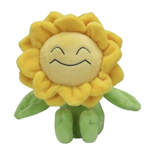 Pokemon Center: Sitting Cuties: Sunflora Plush # 192 -Generation 2 - 6 In