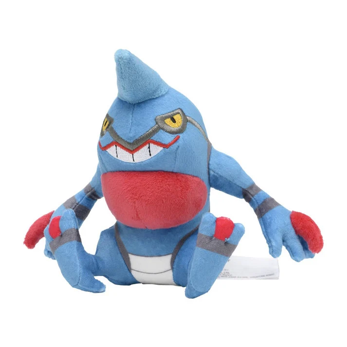 Pokemon Center: Sitting Cuties: Toxicroak Plush # 454 -Generation 4 - 6 In