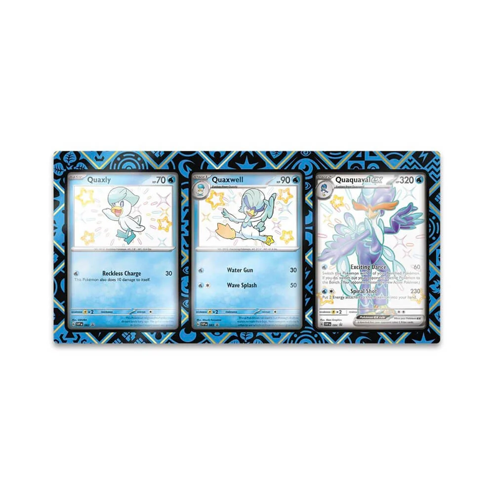 POKEMON TCG: ACRYLLIC 3 CARD DISPLAY - WATER TYPE (No Cards are included)