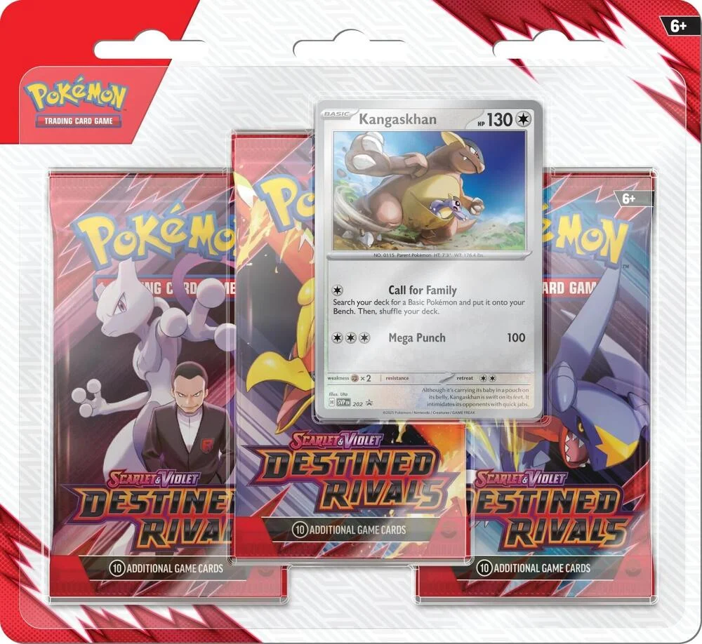 Pokemon TCG Destined Rivals 3 Pack Blister