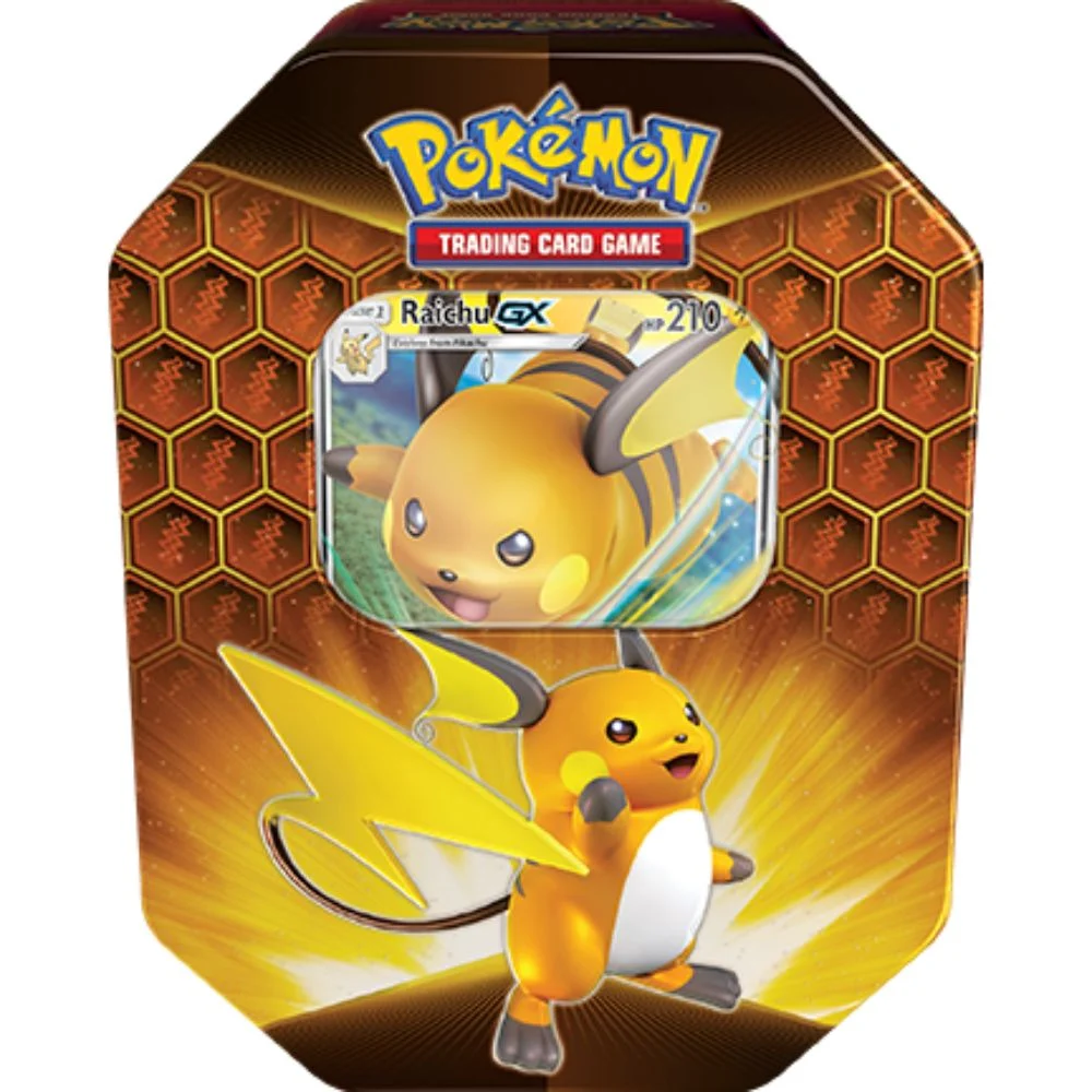 POKEMON TCG Hidden Fates - Raichu GX Tin