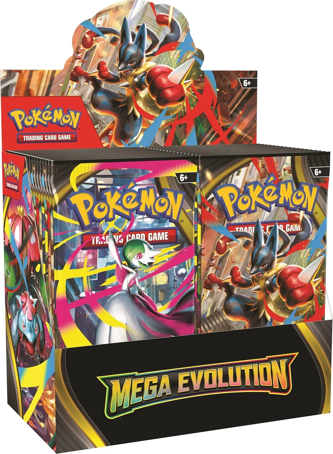 Pokemon TCG: Mega Evolution Enhanced Booster Display Box - 36 Packs & Box Topper