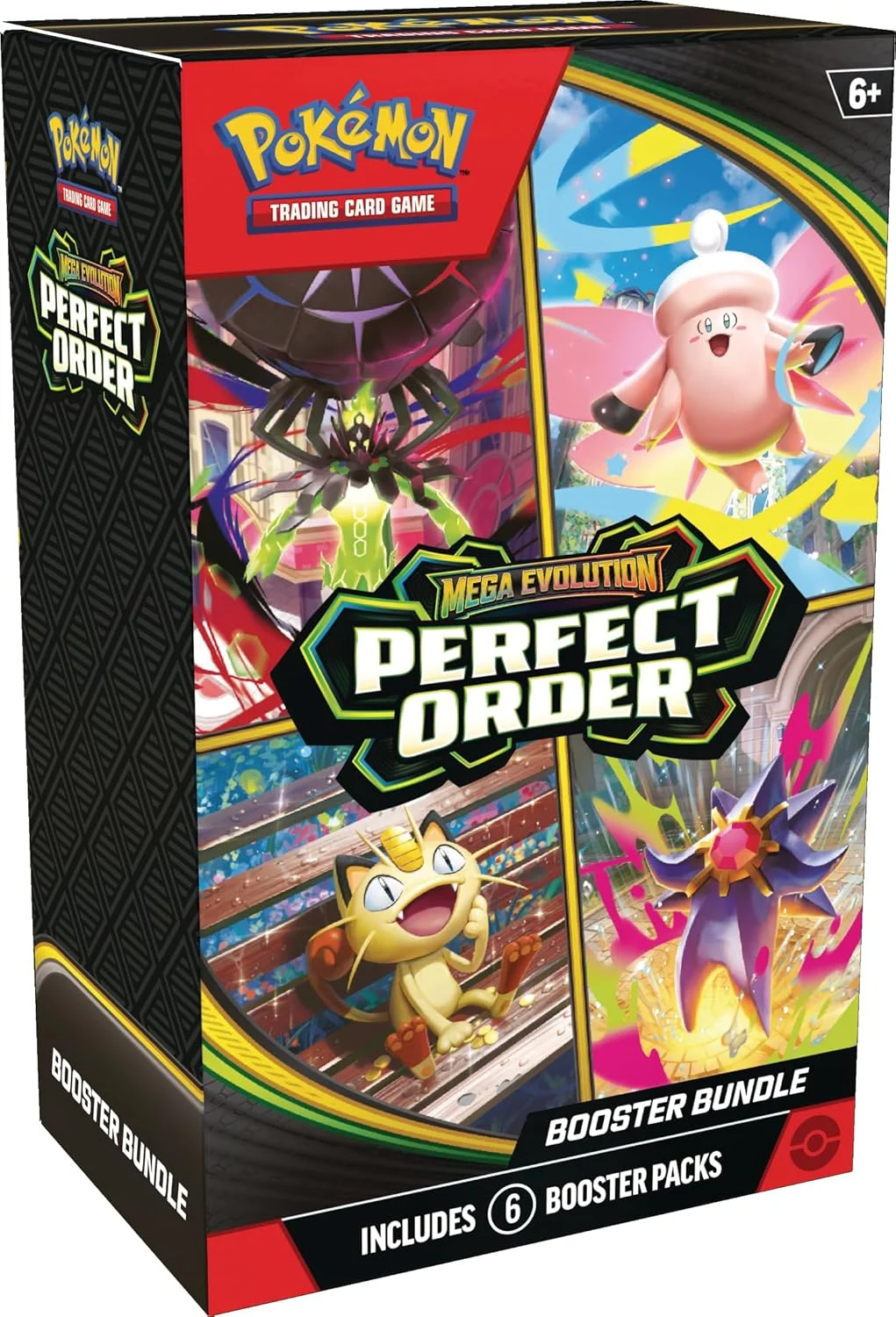 Pokemon TCG: Mega Evolution - Perfect Order Booster Bundle - 6 Packs