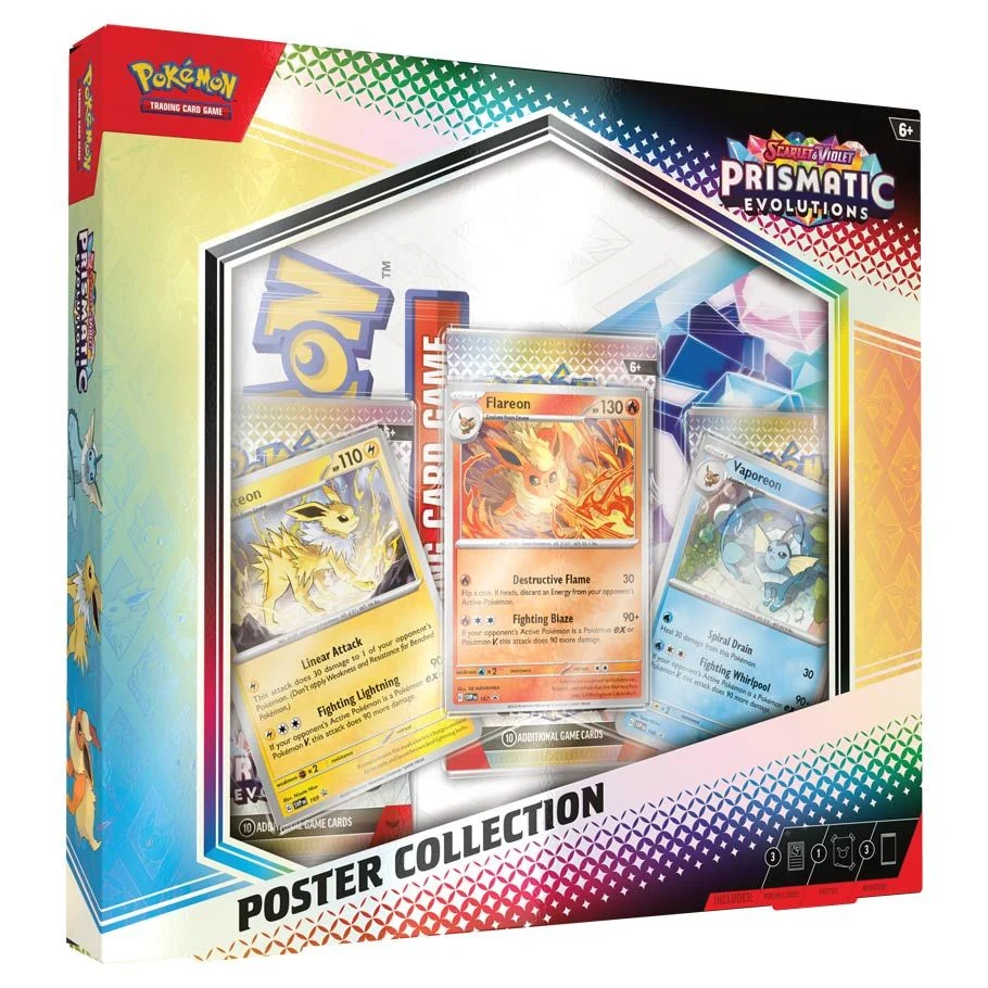 Pokemon TCG Prismatic Evolutions Poster Collection