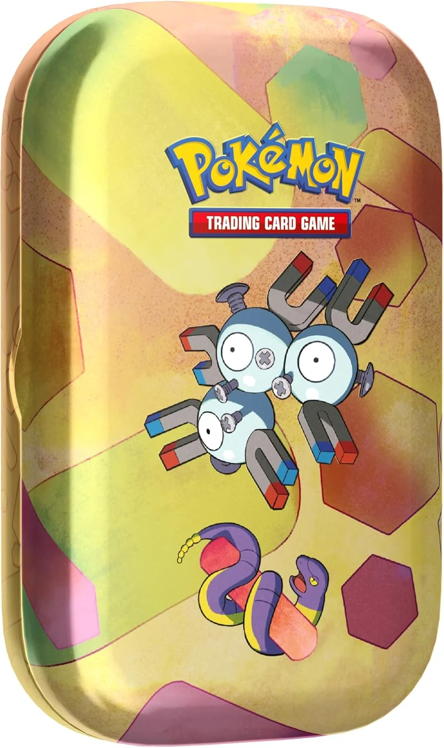 Pokemon TCG: Scarlet & Violet—151 Mini Tin – Magneton (2 Booster Packs, 1 Coin & 1 Art Card)