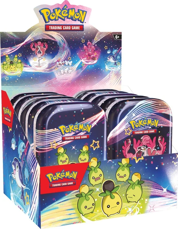 POKEMON TCG: SCARLET AND VIOLET: PALDEAN FATES: MINI-TINS DISPLAY