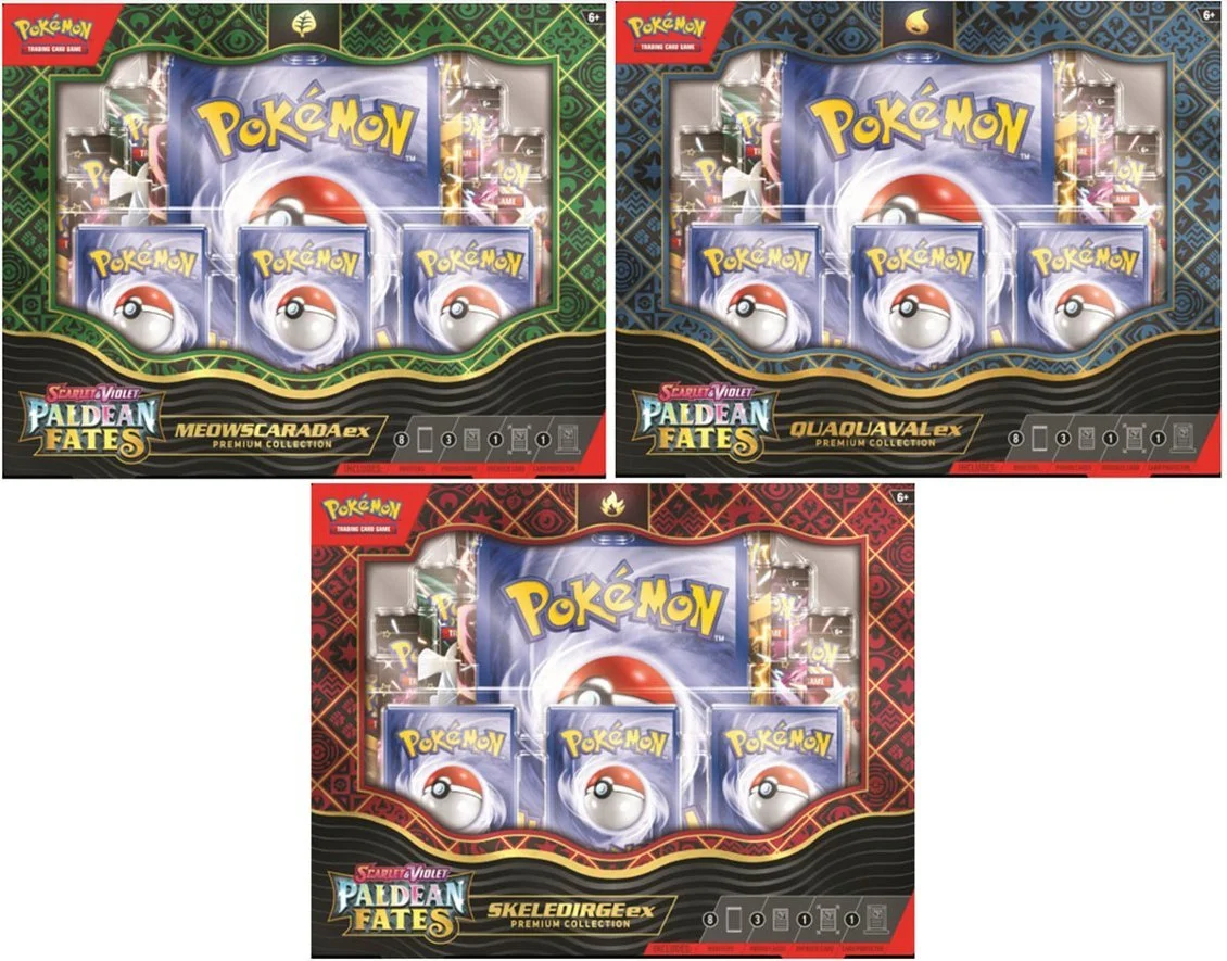 POKEMON TCG: SCARLET AND VIOLET: PALDEAN FATES: POKEMON EX PREMIUM COLLECTION CASE (6 UNITS)
