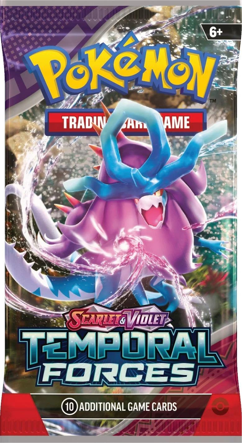 Pokemon TCG: Scarlet & Violet Temporal Forces: Booster Pack - 10 Cards