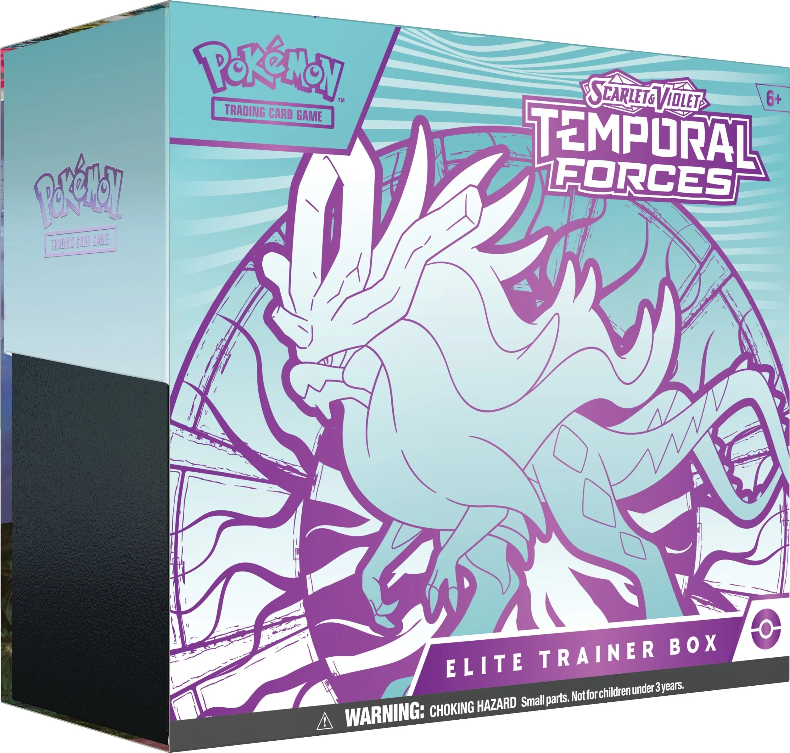 POKEMON TCG: SCARLET AND VIOLET: TEMPORAL FORCES: ELITE TRAINER BOX: WALKING WAKE Preorder: Release Date: 03/22/2024