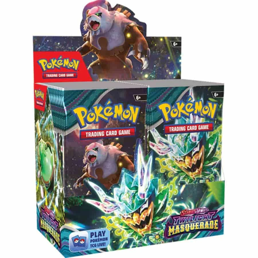 POKEMON TCG: SCARLET AND VIOLET TWILIGHT MASQUERADE BOOSTER BOX CASE (6CT)