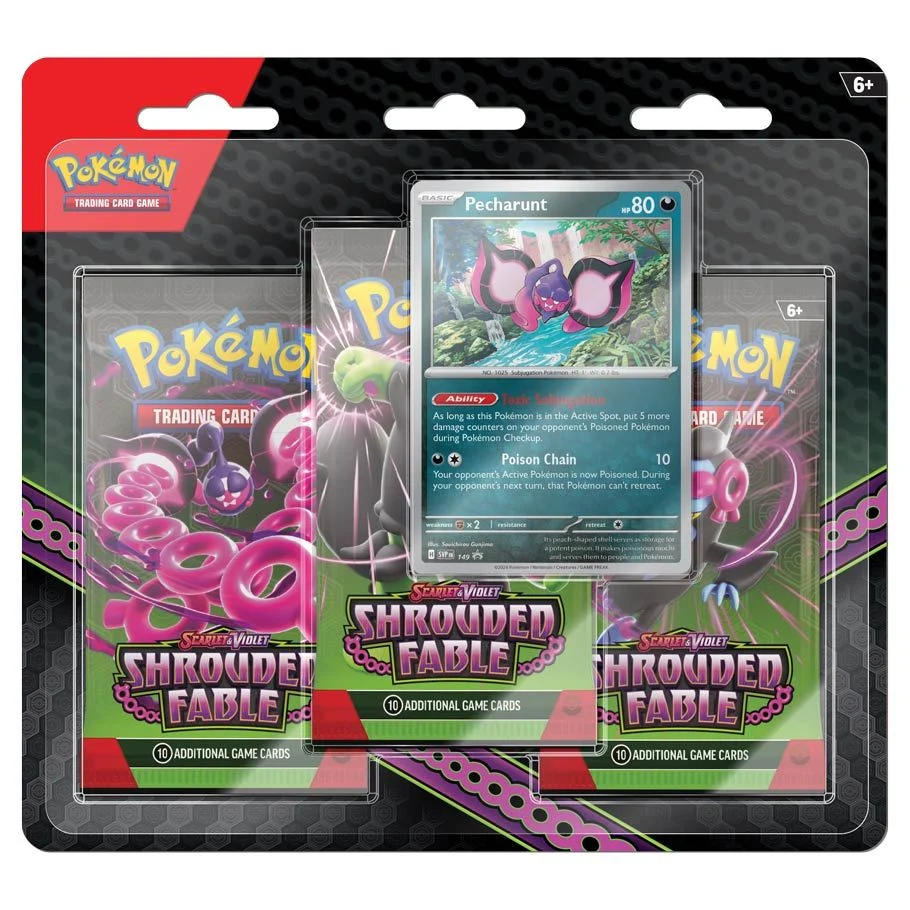 Pokemon TCG Shrouded Fable 3 Booster Blister