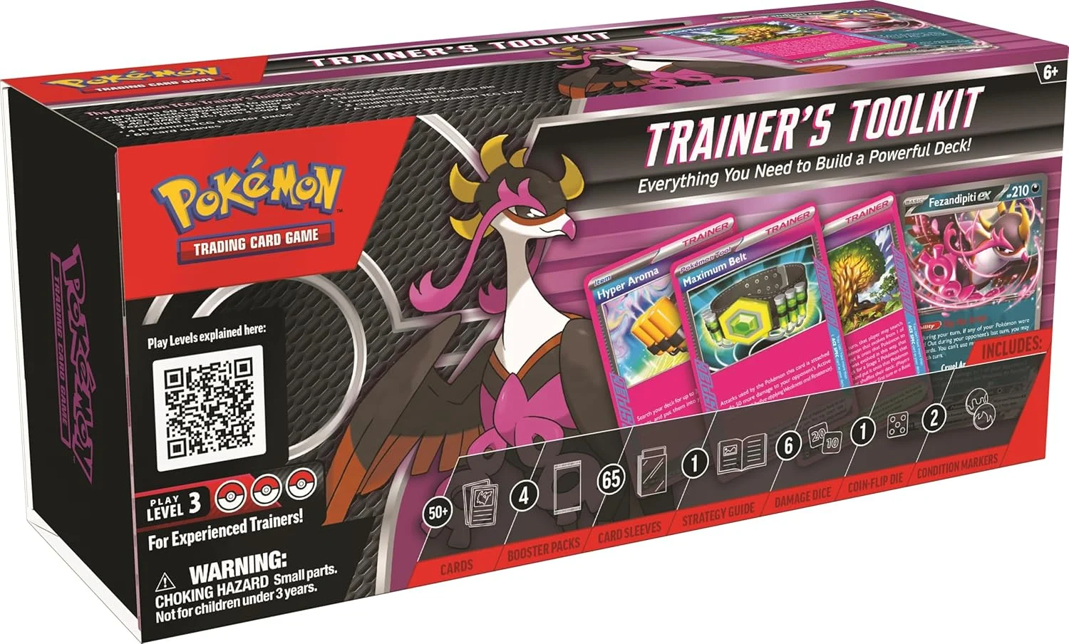 Pokemon TCG: Trainer’s Toolkit 2025 - 4 Packs, Promos, Accessories