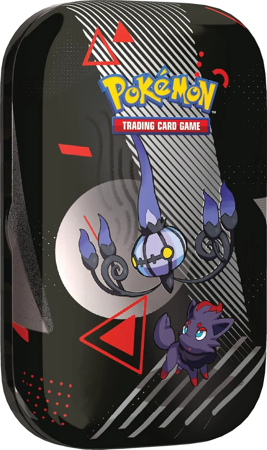 Pokemon TCG: Unova Mini Tin - Chandelure & Zorua(2 Booster Packs & 1 Sticker Card)