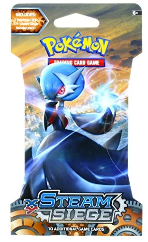 Pokemon Trading Card Game XY Steam Siege Booster HANGER Pack (10 Cards)