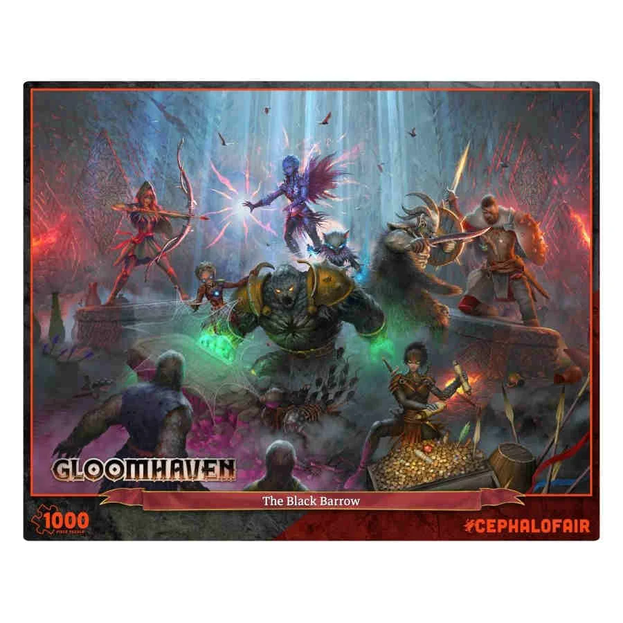 Puzzle: Gloomhaven - The Black Barrow (1000pc)
