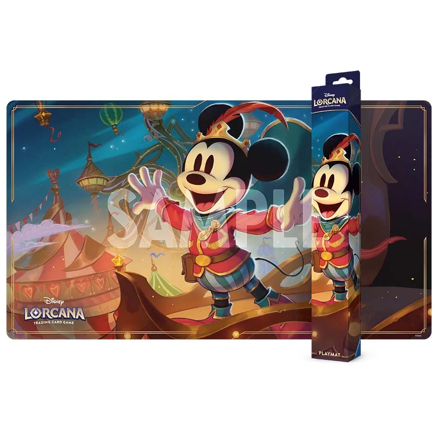 Ravensburger Lorcana TCG: Set 10 Whispers In The Well: Playmat Mickey Mouse Brave Little Prince