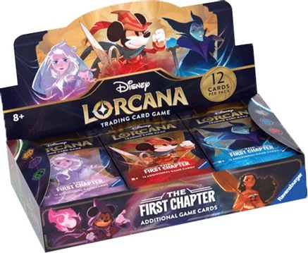 Ravensburger Disney Lorcana TCG: The First Chapter Booster Pack Display | 24 Packs with 12 Trading Cards Each | Ideal for Collectors & Disney Fans | Suitable for Ages 8+