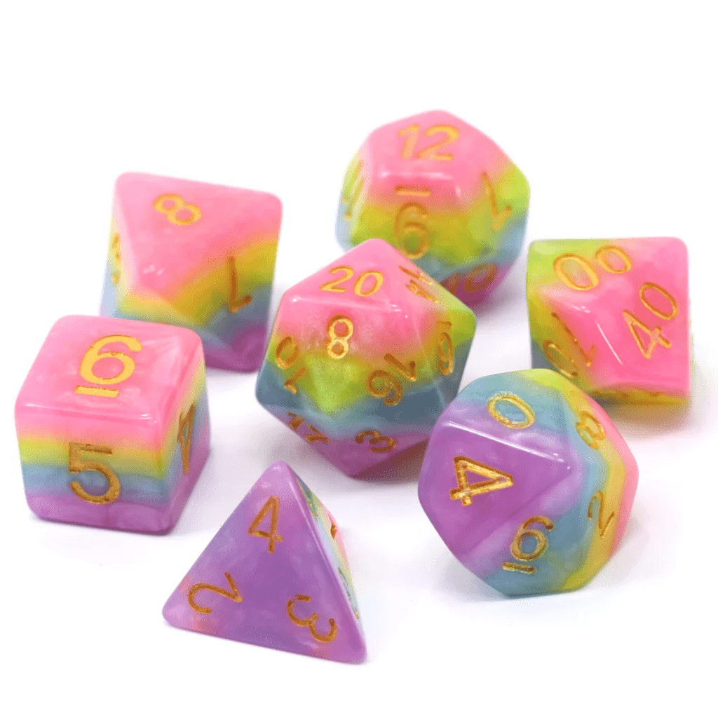 RPG Dice Set Die Hard 7ct