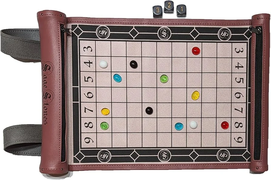 Sage Stones Scroll Red