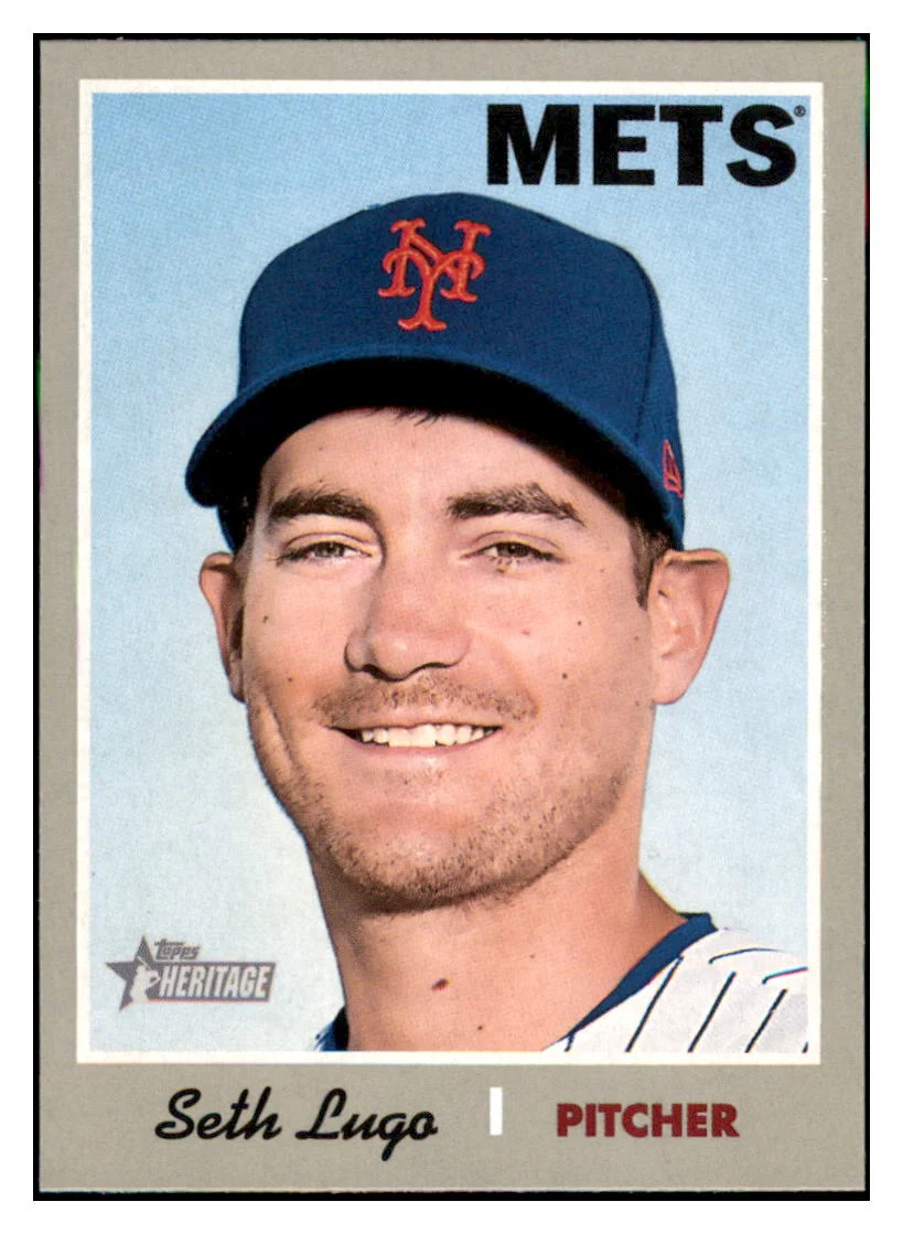 Seth Lugo 2019 Topps Heritage New York Mets #153 Baseball card TMH1C