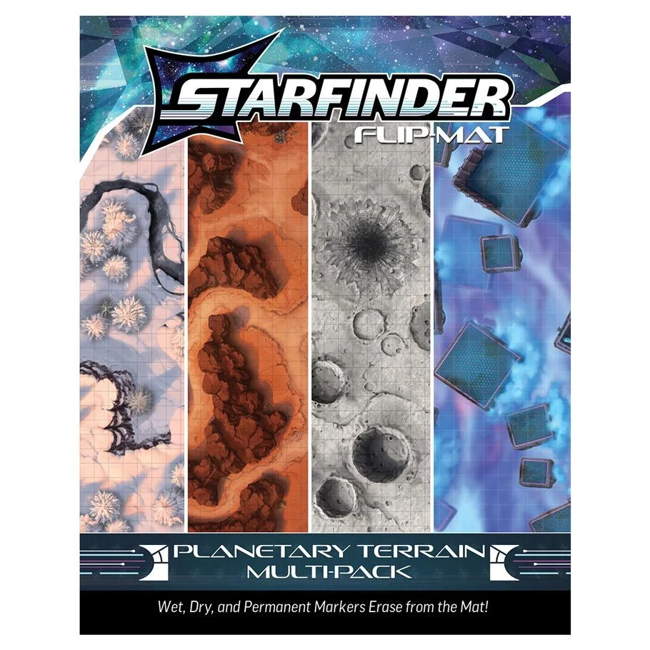 Starfinder RPG 2nd Ed: Flip Mat Planetary Terrain Multi-Pak