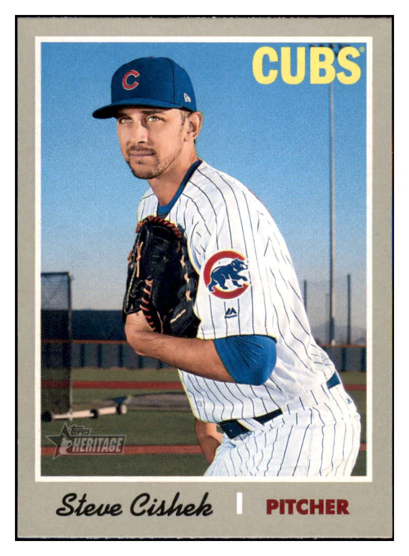 Steve Cishek 2019 Topps Heritage Chicago Cubs #291 Baseball Card TMH1C