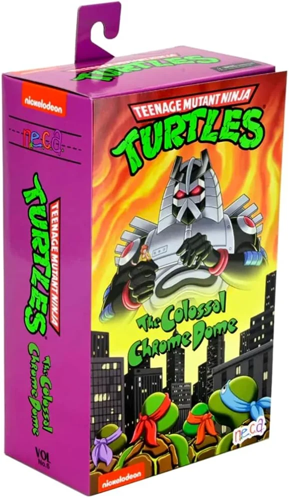 Teenage Mutant Ninja Turtles NECA Collectible Ultimate Cartoon 7" Scale Action Figure - Chrome Dome