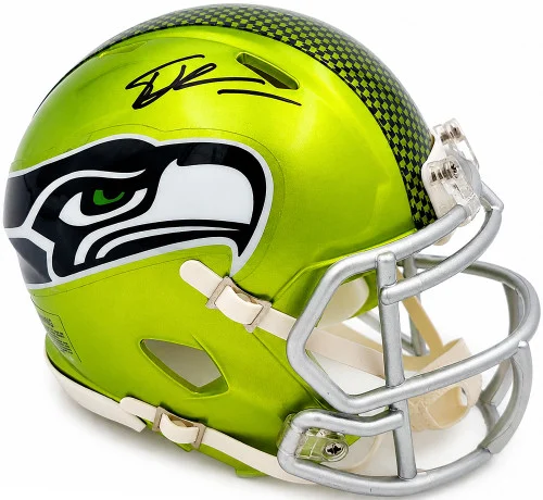 Tory Horton Autographed Seattle Seahawks Flash Green Speed Mini Helmet MCS Holo Stock #263047