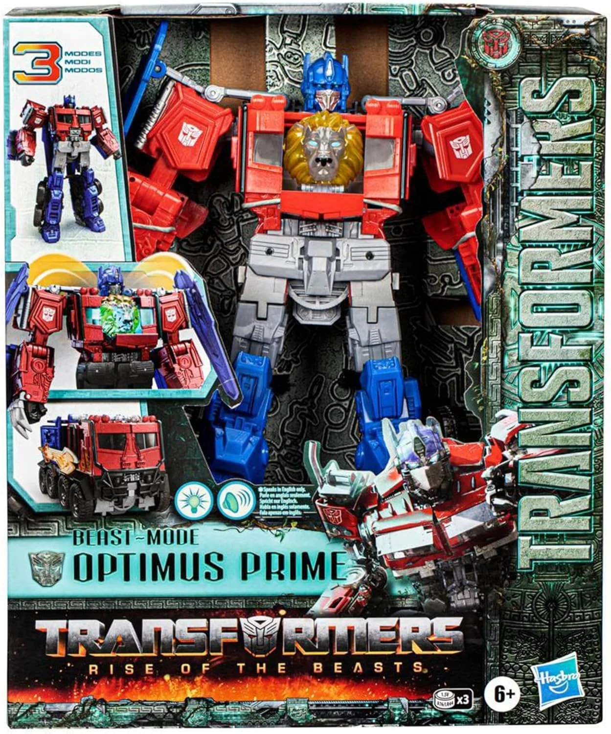 Transformers: Rise of The Beasts Beast-Mode Optimus Prime