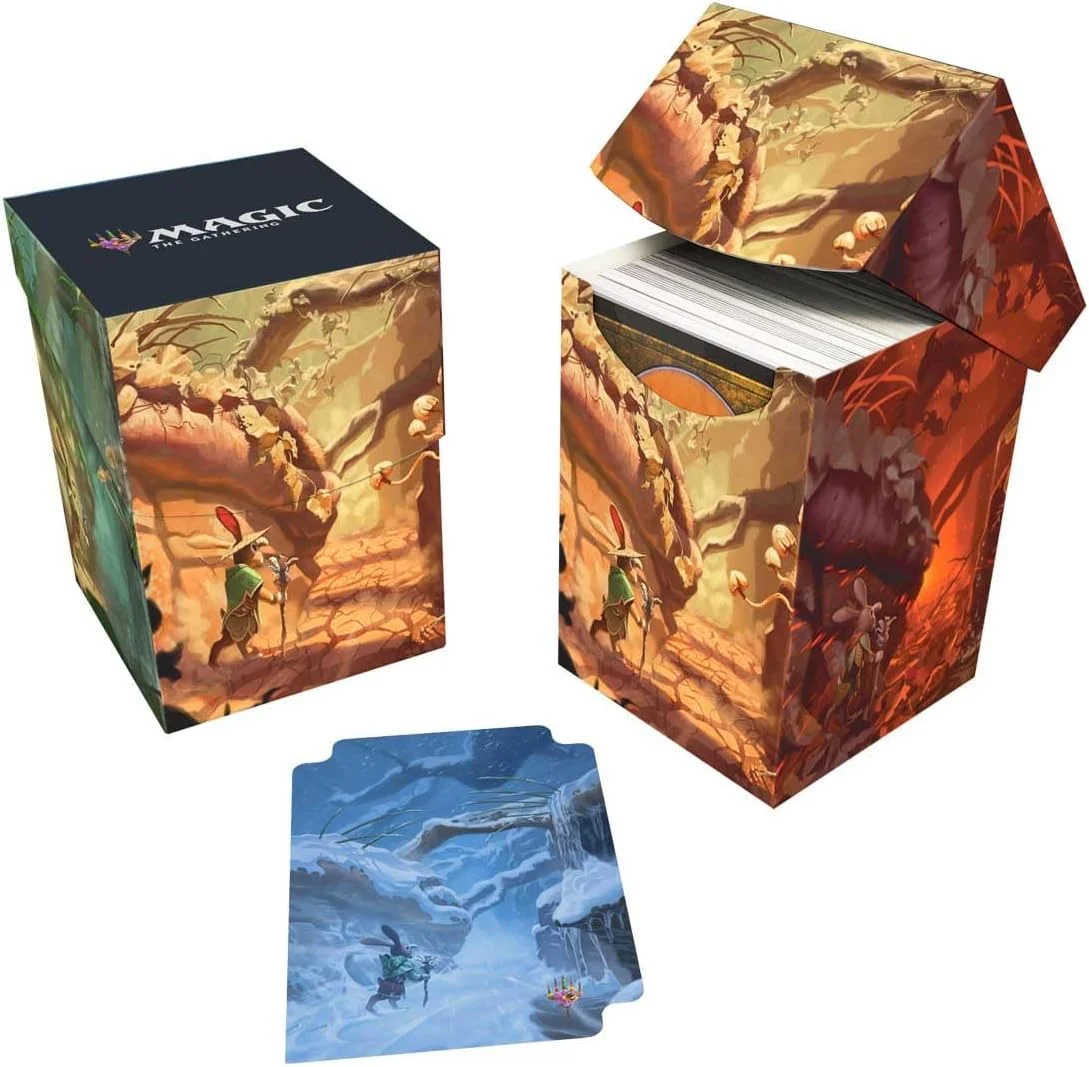 Ultra Pro - Bloomburrow 100+ Deck Box Season Lands: Forest