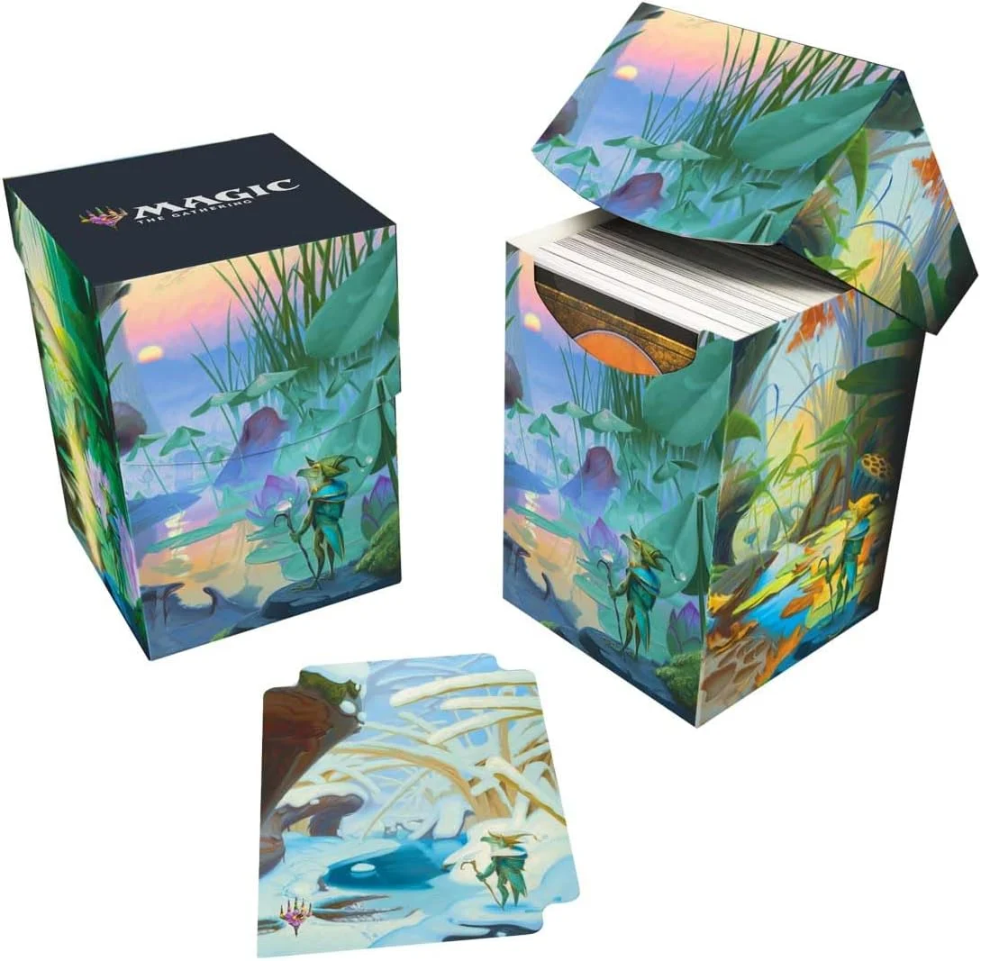 Ultra Pro - Bloomburrow 100+ Deck Box Season Lands: Island