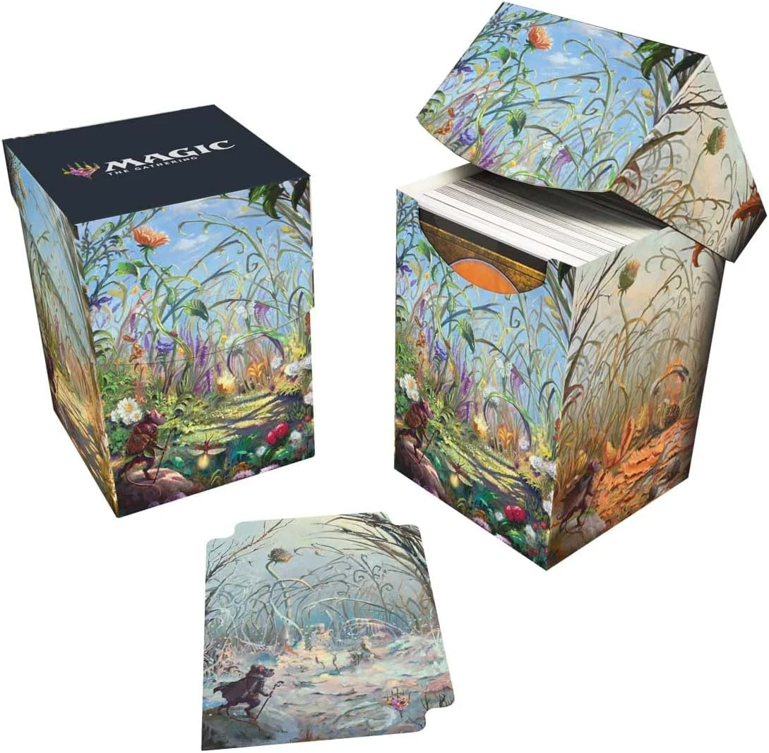 Ultra Pro - Bloomburrow 100+ Deck Box Season Lands: Plains