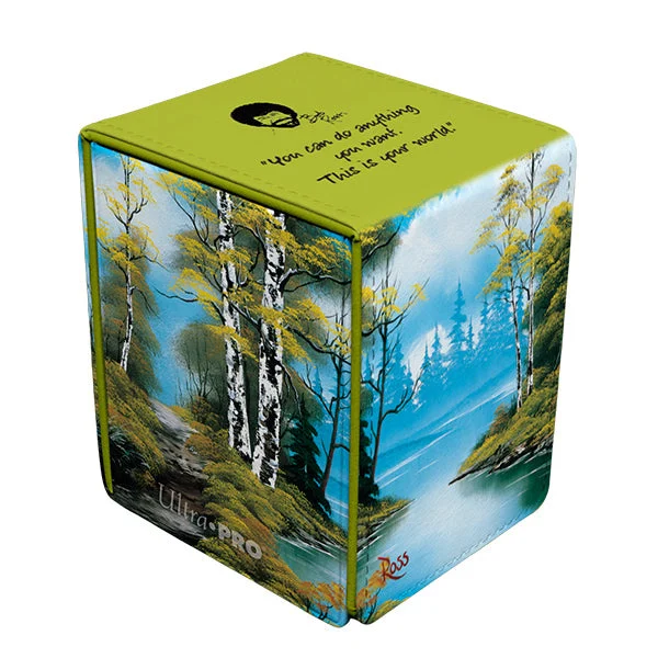 Ultra Pro Deck Box: Alcove Flip 100+ - Bob Ross - Lakeside Path