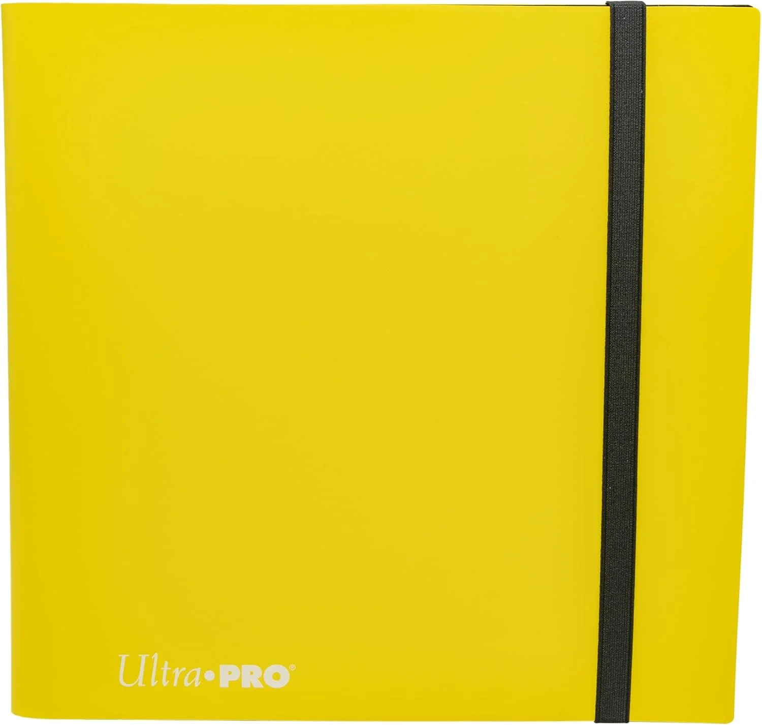 Ultra PRO Eclipse 12-Pocket Lemon Yellow PRO-Binder for 480 Cards - Standard Size, Protects Collectible, Gaming, Sports Cards in Ultra PRO Deck Protector Sleeves