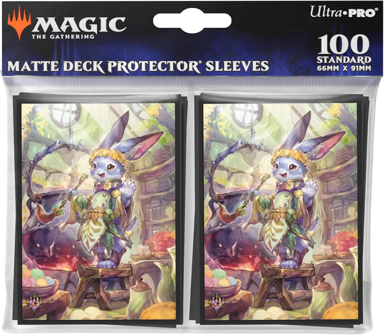 Ultra Pro - Magic The Gathering: Bloomburrow 100ct Deck Protector MTG Sleeves Featuring Ms. Bumbleflower, Protect and Store MTG Cards, Standard Size Card Sleeves