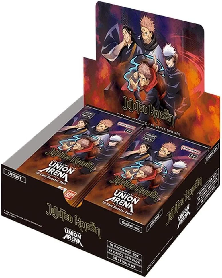 Union Arena Card Game: Booster Box: Jujutsu Kaisen (UE03BT) - 16 Packs