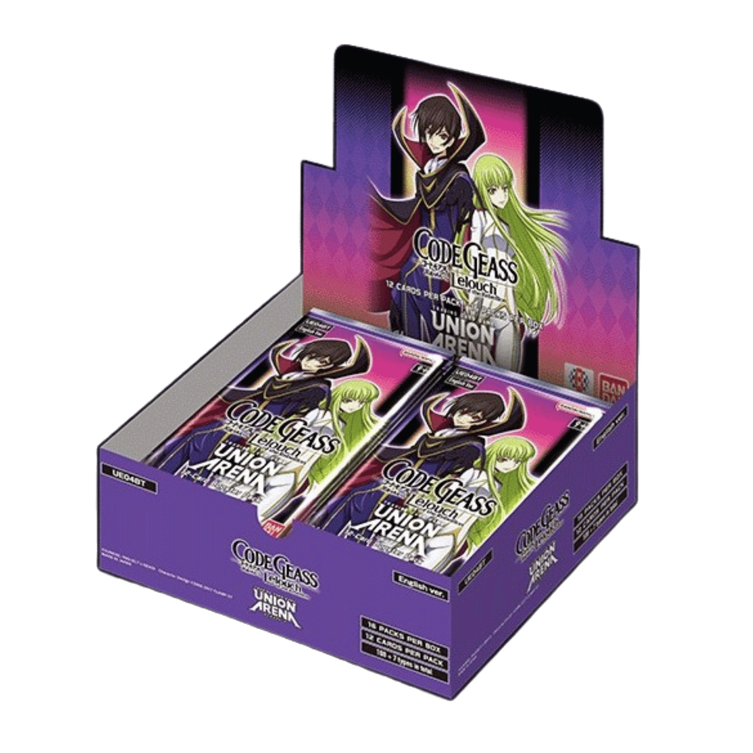 Union Arena Card Game Code Geass Lelouch of the Rebellion Booster Box