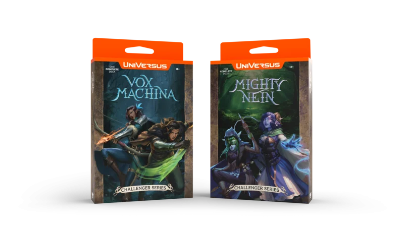 UniVersus CCG: Challenger Series - Critical Role Vox Machina & Mighty Nein Deck Display