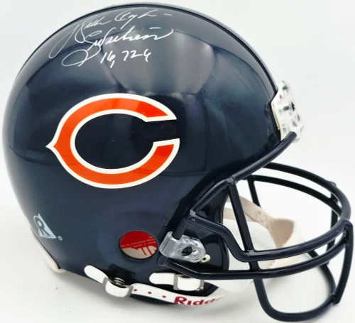 Walter Payton Autographed Chicago Bears Blue Full Size Riddell Authentic Helmet "Sweetness 16,726" PSA/DNA & #538/600 Beckett BAS #AE84991