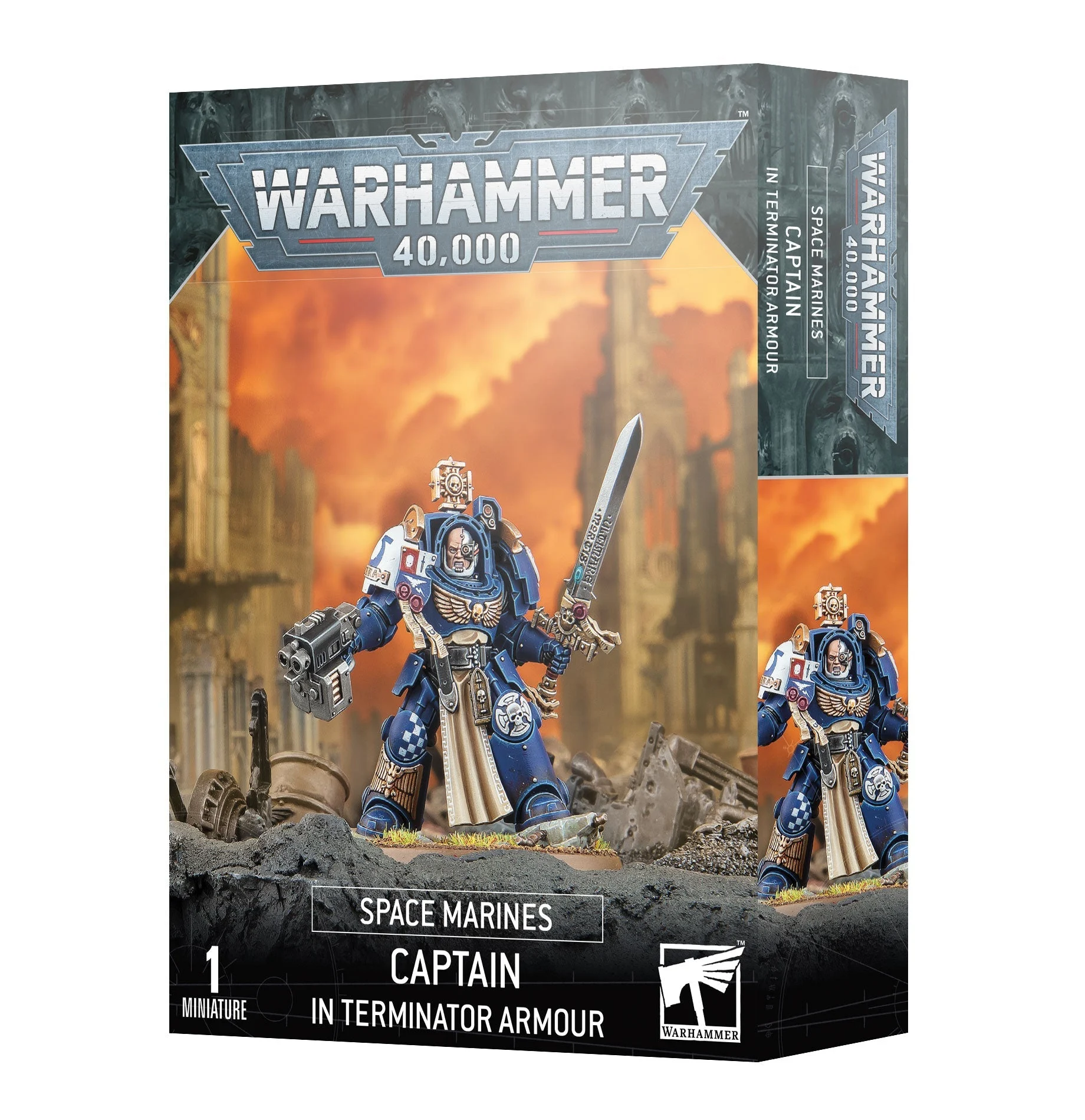 Warhammer 40K Space Marines Captain in Terminator Armour