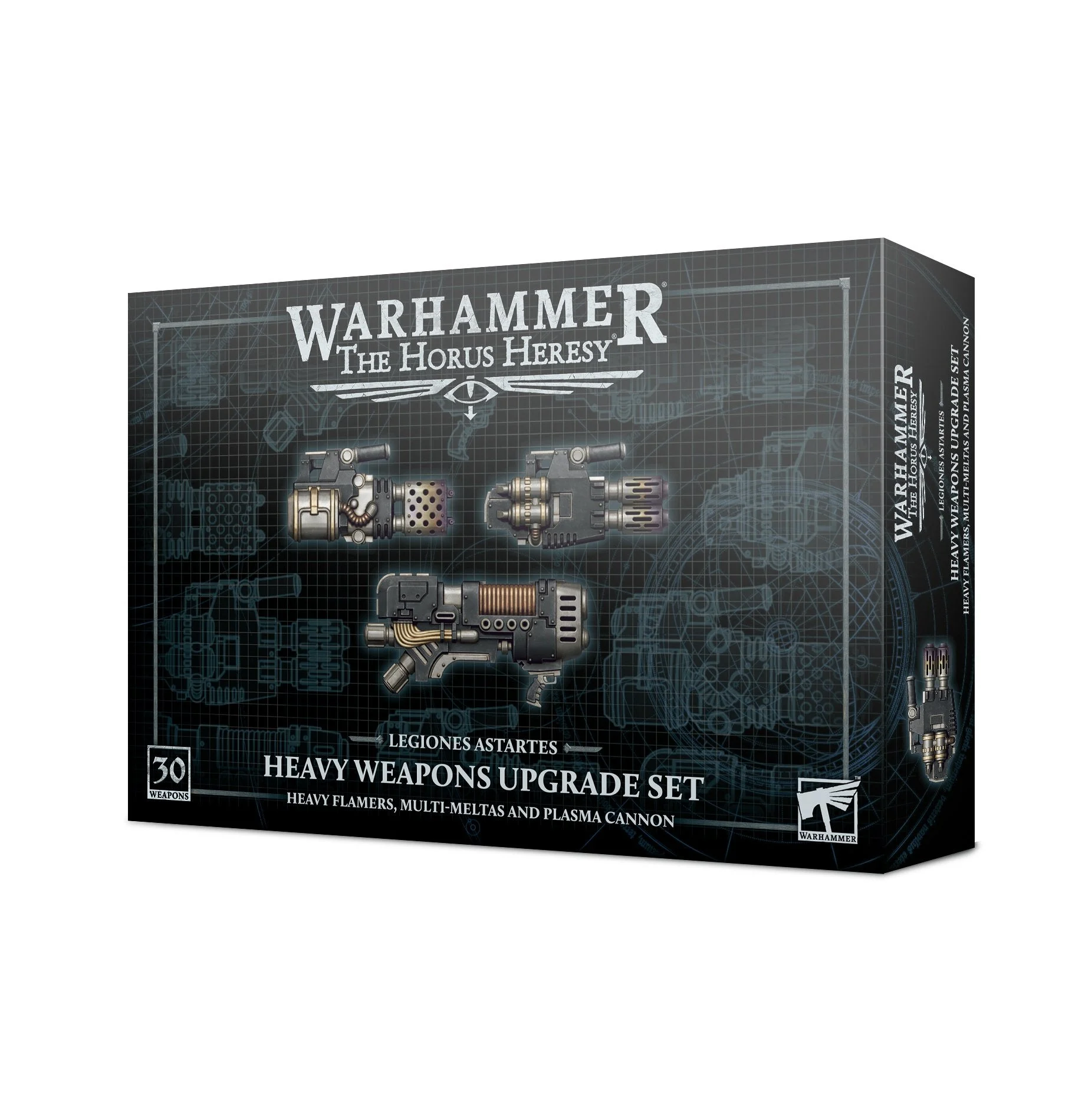 Warhammer Horus Heresy Legiones Astartes Heavy Weapons Upgrade Set Heavy Flamers, Multi-meltas, and Plasma Cannons