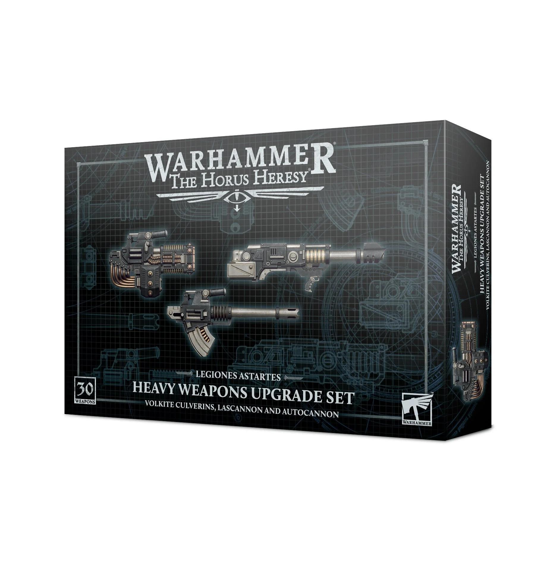 Warhammer Horus Heresy Legiones Astartes Heavy Weapons Upgrade Set Volkite Culverins, Lascannons, and Autocannons