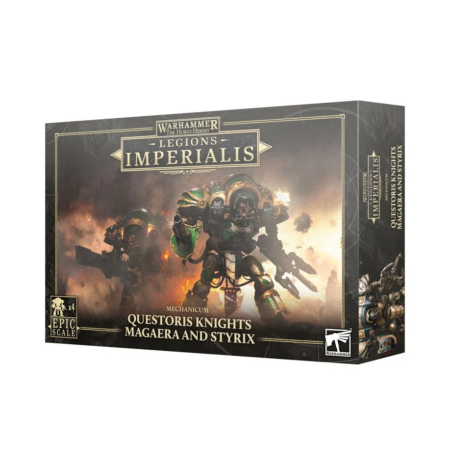 Warhammer Horus Heresy Legions Imperialis Questoris Knights Magaera and Styrix