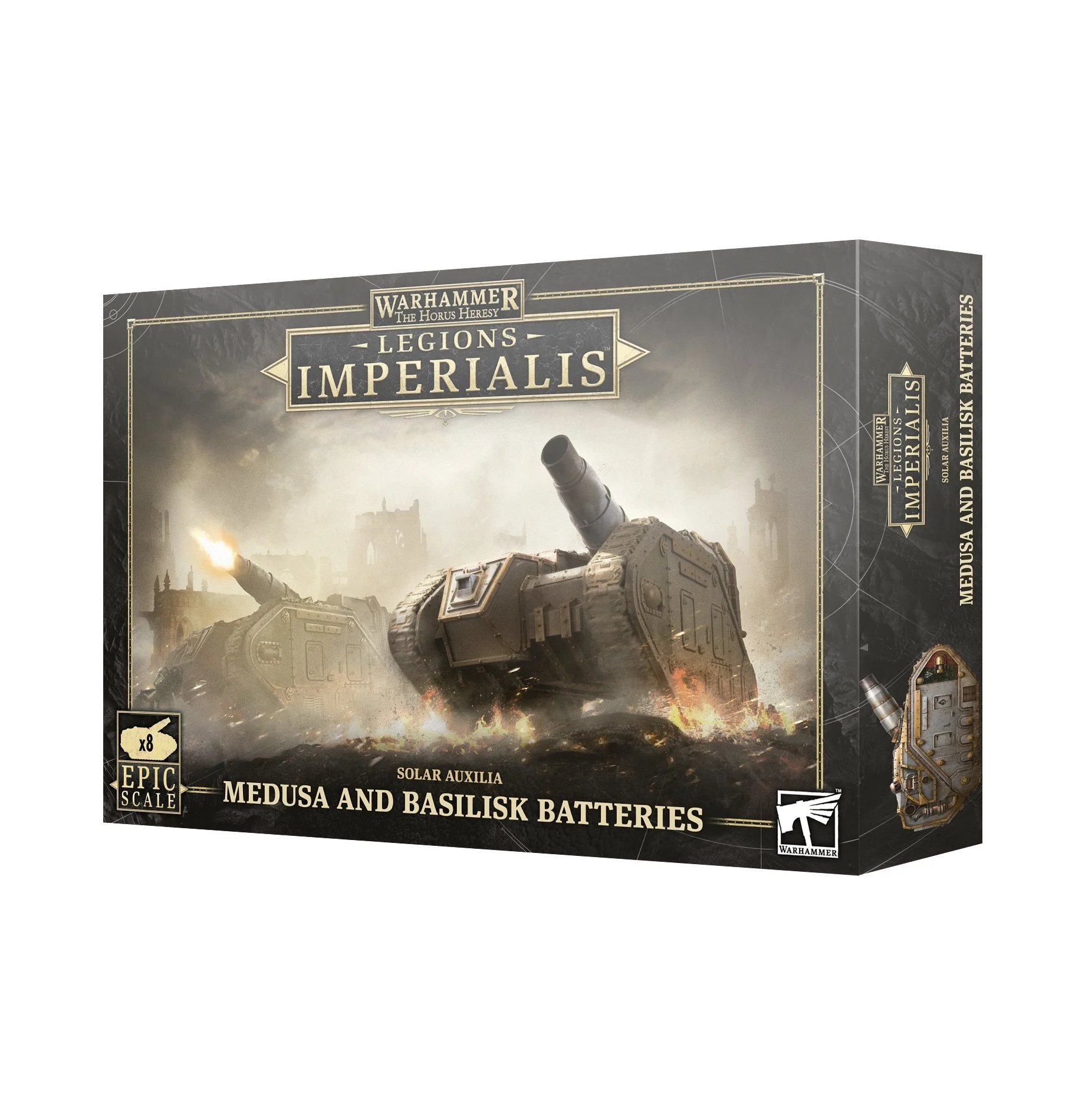 Warhammer Horus Heresy Legions Imperialis Solar Auxilia Medusa and Basilisk Batteries