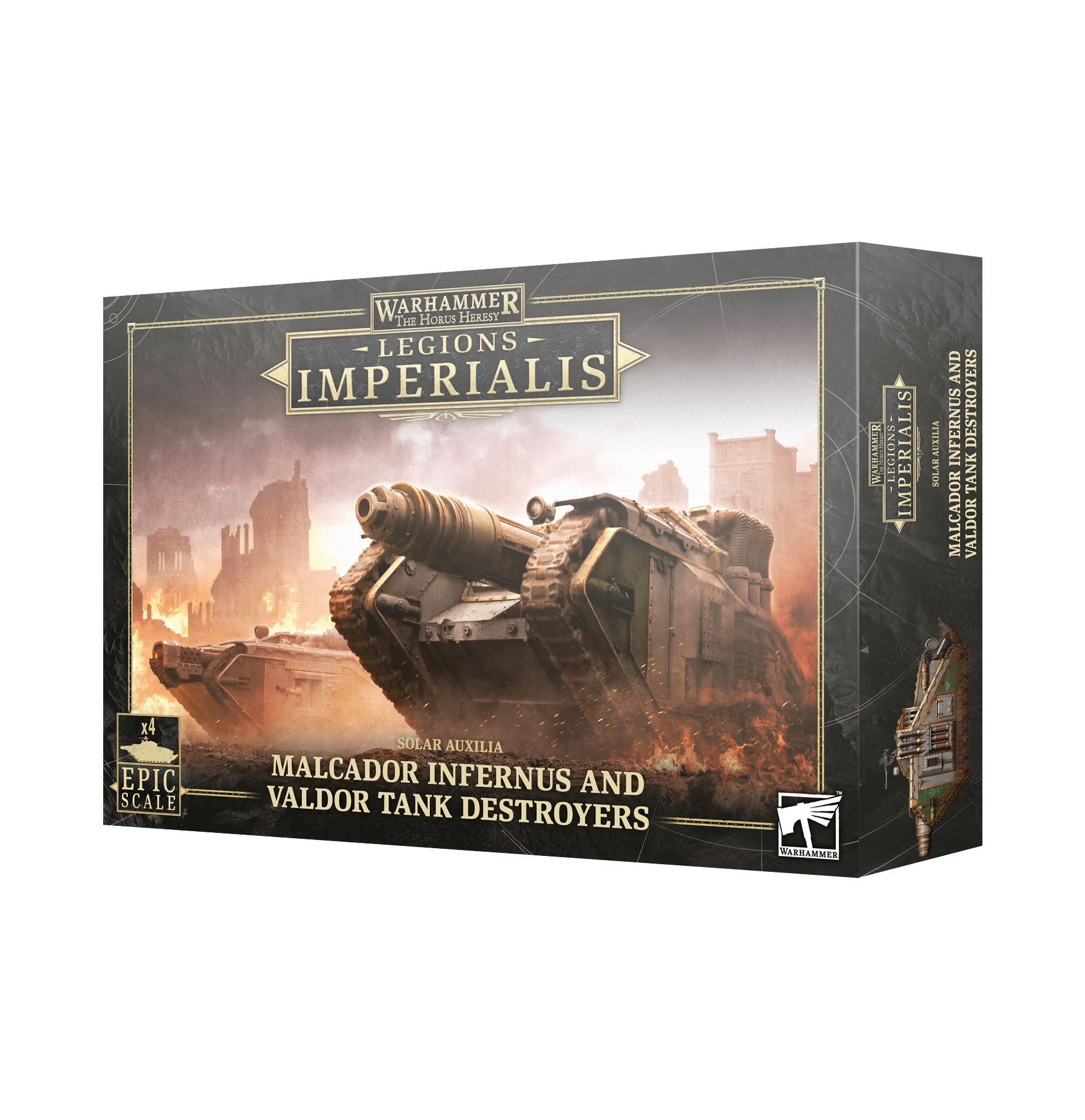 Warhammer Horus Heresy Malcador Infernus and Valdor Tank Destroyers