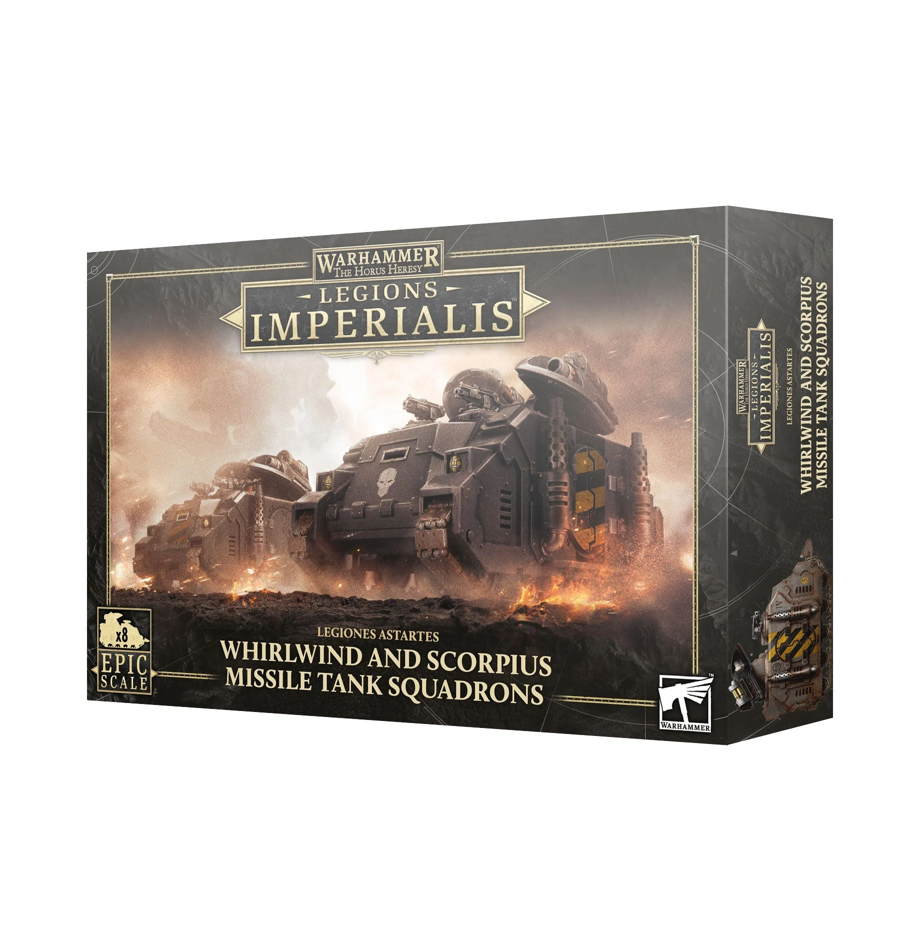 Warhammer Horus Heresy Whirlwind and Skorpius Missile Tank Squadron
