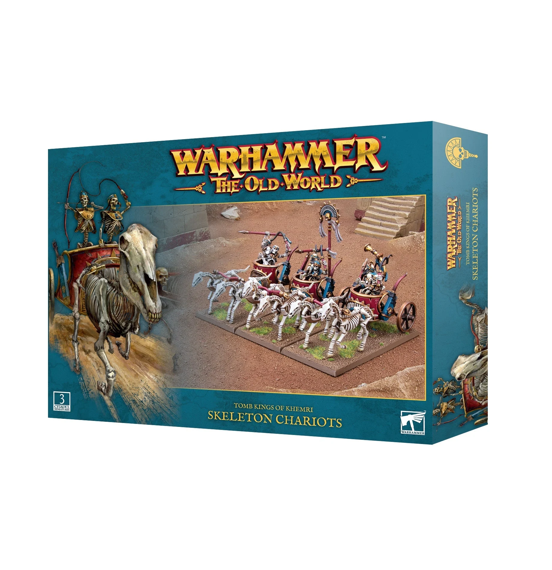 Warhammer the Old World Tomb Kings of Khemri Skeleton Chariots