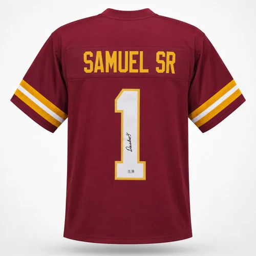 Washington Commanders Deebo Samuel Autographed Maroon Jersey Beckett BAS QR Stock #265951