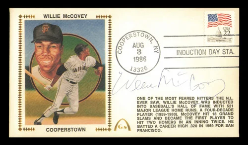 Willie McCovey Autographed 1986 First Day Cover San Francisco Giants SKU #239084